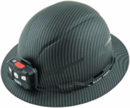 KARBN™ Style Hard Hat with Rechargeable Light, Class E, 4-Point Suspension, Non-Vented