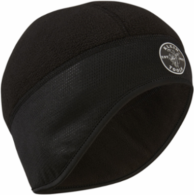 Winter Helmet Liner, One Size Fits Most, Black, Fleece & Windproof Fabric