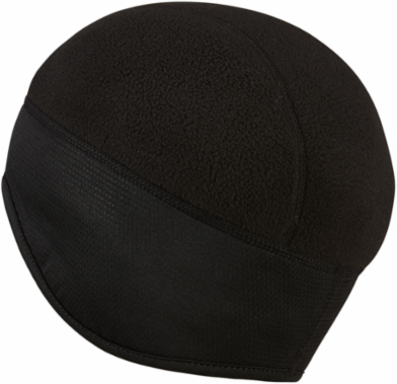 Winter Helmet Liner, One Size Fits Most, Black, Fleece & Windproof Fabric