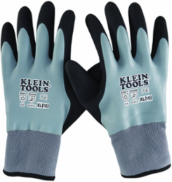 Thermal Dipped Winter Gloves, Extra-Large, Grit 60, 7-gram Lining, Water Resistant