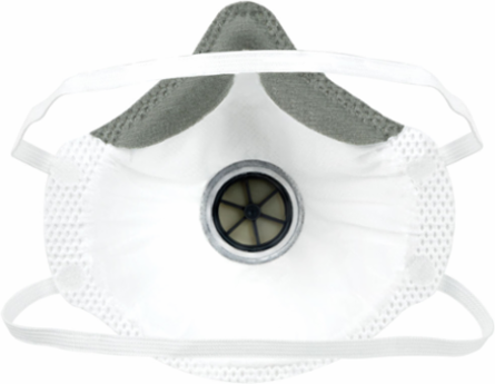 N95 Disposable Respirator 3-Pack, One Size Fits Most, NIOSH Approved