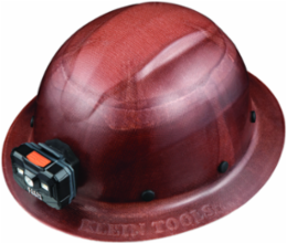 KONSTRUCT Series Full-Brim Hard Hat, Class G, 6-Point, Rechargeable Headlamp Included