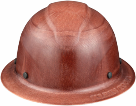 KONSTRUCT Series Full-Brim Hard Hat Class G, 1.13 lbs, 6-Point Suspension, Fiber-Reinforced Polymer
