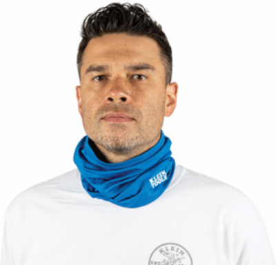 Neck and Face Cooling Band, One Size Fits Most, UPF 50+, High-Visibility Yellow