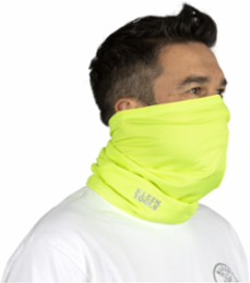 Neck and Face Cooling Band, One Size Fits Most, UPF 50+, High-Visibility Yellow