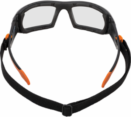 Professional Safety Glasses, Clear Lens, ANSI Z87.1 Standard, Lightweight Frame