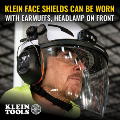 Replacement Face Shield Lens, Cap Style, Clear