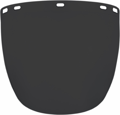 Replacement Face Shield Lens, Cap Style, Gray Tint