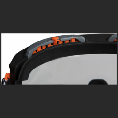 Professional Safety Goggles, Clear Lens, UV Protection, Anti-Fog, ANSI Z87.1+