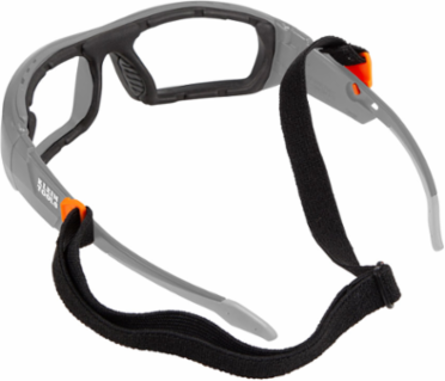 Replacement Gasket and Strap Kit for Safety Eyewear, Nylon Strap, Black, Fits Full Frame