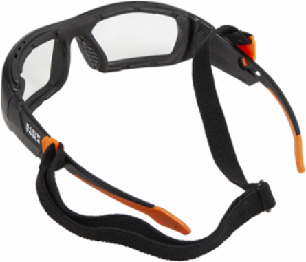 Replacement Gasket and Strap Kit for Safety Eyewear, Nylon Strap, Black, Fits Full Frame