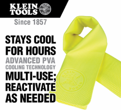 Cooling PVA Towel 13 Inch x 29.5 Inch, High-Visibility Yellow, 2-Pack