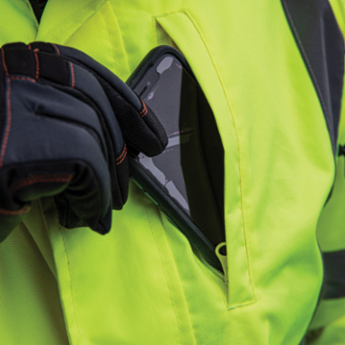 High-Visibility Winter Bomber Jacket, 2XL, ANSI Class 3, 220g Insulation