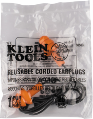 ools 605035 Corded Earplugs, Universal Size, 25 dB Noise Reduction, 50-Pair Dispenser Pack