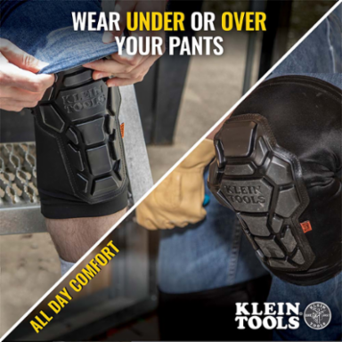 Heavy Duty Knee Pad Sleeves M/L - Triple Layer Protection, 14.6 Inch Length