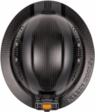 Carbon Fiber Full Brim Hard Hat with Rechargeable 300 Lumen Headlamp, Size 6.5-8 Inch