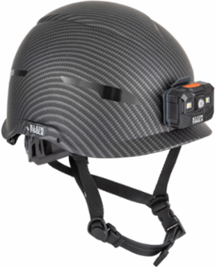 Premium KARBN Safety Helmet, Class E, Non-Vented, 6.5 Inch Height, 1.8 lbs
