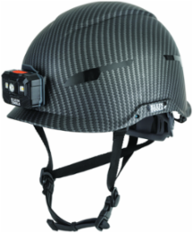 Premium KARBN Safety Helmet, Class E, Non-Vented, 6.5 Inch Height, 1.8 lbs