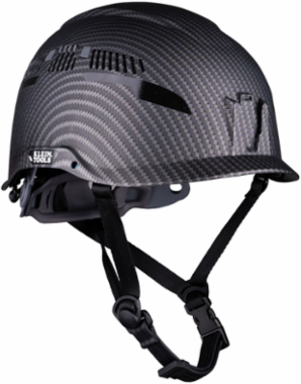 Premium KARBN™ Safety Helmet Class C, Vented, 6-Point Suspension, Adjustable Vents
