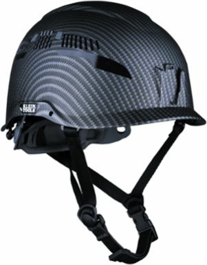 Premium KARBN™ Safety Helmet Class C, Vented, 6-Point Suspension, Adjustable Vents