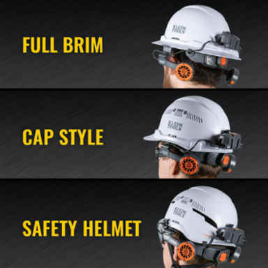 Lightweight Hard Hat Cooling Fan - 2 Speeds, 16-Hour Battery Life, Compact Design