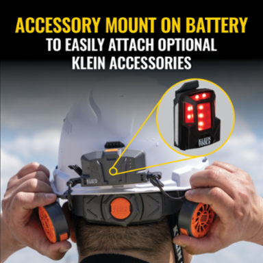 Lightweight Hard Hat Cooling Fan - 2 Speeds, 16-Hour Battery Life, Compact Design