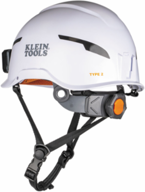 Type-2 Safety Helmet with Rechargeable Headlamp, 6-Point Suspension, 20kV Protection