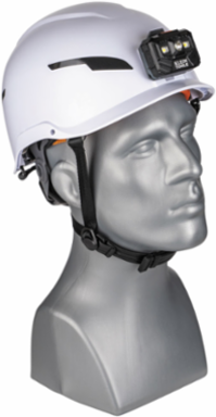 Type-2 Safety Helmet with Rechargeable Headlamp, 6-Point Suspension, 20kV Protection