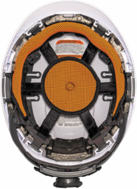 Type-2 Safety Helmet with Rechargeable Headlamp, 6-Point Suspension, 20kV Protection