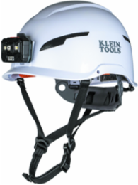 Type-2 Safety Helmet with Rechargeable Headlamp, 6-Point Suspension, 20kV Protection