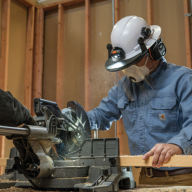 Clear Full Brim Hard Hat Face Shield, Polycarbonate, UV Protection 99.9%