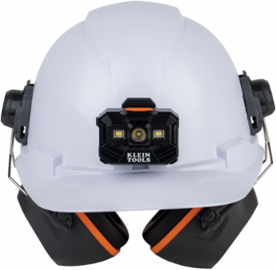 Cap Style Hard Hat Earmuffs, NRR 27dB, ABS Plastic, 3.9 Inch Width, 2.6 Inch Height