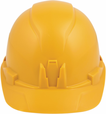 Non-Vented Cap Style Hard Hat Yellow, Class E, 20kV Tested, 4-Point Suspension