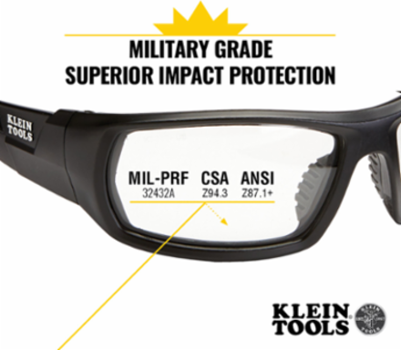 Professional Safety Glasses with Anti-Fog & UV Protection, Full Frame Design