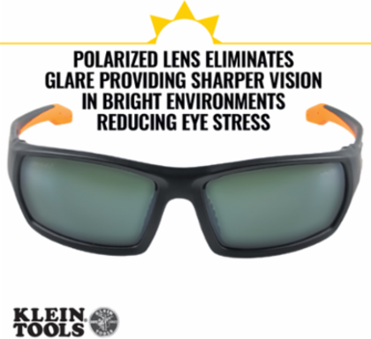 Professional Safety Glasses, Full Frame, Polarized Lens, UV 99.9% Protection