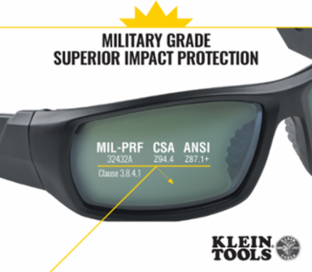 Professional Safety Glasses, Full Frame, Polarized Lens, UV 99.9% Protection