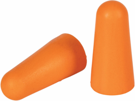 Foam Earplugs, 10-Pair, Universal Size, NRR 33 dB, Soft Polyurethane Foam