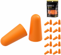 Foam Earplugs, 10-Pair, Universal Size, NRR 33 dB, Soft Polyurethane Foam