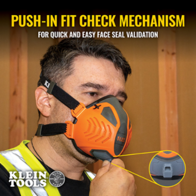 P100 Half-Mask Respirator Small/Medium, Lightweight, Reusable, NIOSH Rated