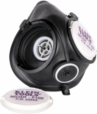 P100 Half-Mask Respirator Small/Medium, Lightweight, Reusable, NIOSH Rated
