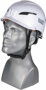 Type-2 Safety Helmet Class E, 6.27 Inch Height, 1.25 lbs, White