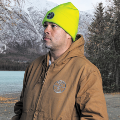 Heavy Knit Hat, High-Visibility Yellow, One Size Fits Most, 98% Polyester