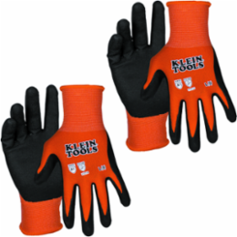 Knit Dipped Gloves, Large, Touchscreen, Cut Level A1, Machine Washable