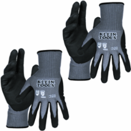 Knit Dipped Gloves, Cut Level A2, Touchscreen, X-Large, Machine Washable