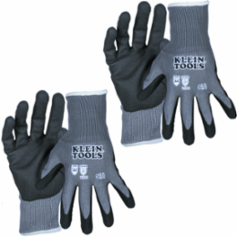 Knit Dipped Gloves, Cut Level A4, Touchscreen, Small, 10" Length, 0.1 lbs