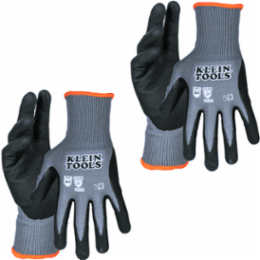 Knit Dipped Gloves, Cut Level A4, Touchscreen, Large, Machine Washable
