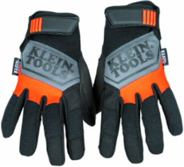 Medium General Purpose Work Gloves with Touchscreen Fingertips, Suede Palm, Machine Washable