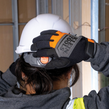 Large General Purpose Gloves - Touchscreen Capable, Suede Palm, 5" Length