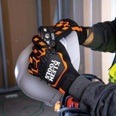 Heavy Duty Gloves, Medium - TPR Back, D30 Palm Padding, Machine Washable