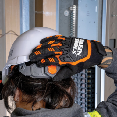 Heavy Duty Gloves, Medium - TPR Back, D30 Palm Padding, Machine Washable